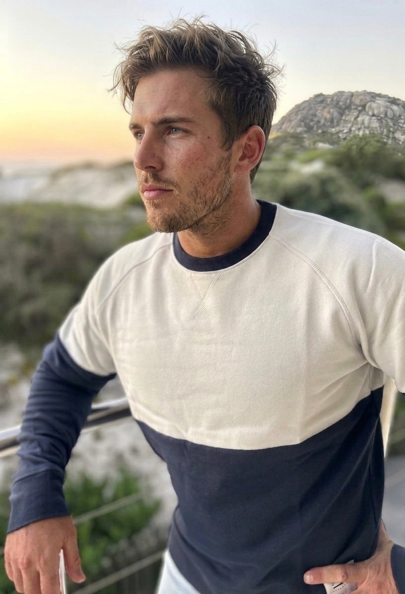 The Dual - Organic Raglan Crew